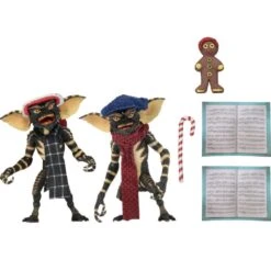 Gremlins 7" Christmas Carol Winter Scene 2 Pack Set 1 By NECA