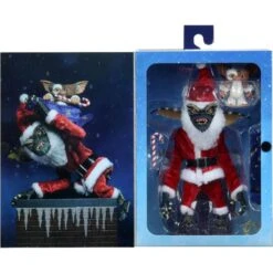 Gremlins 7" Santa Stripe & Gizmo By NECA -Spiderman Hanging Store Gremlins Figure Santa Stripe and Gizmo In Box 07229.1710780929
