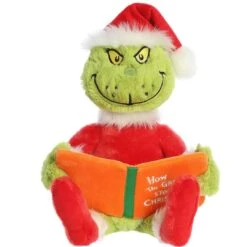 16-Inch Storytime Grinch Plush Toy By Aurora