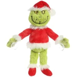Grinch 12" Stuck On You Plush Window Clinger With Suction Cups By Aurora -Spiderman Hanging Store Grinch Stuck with cups AW15259 pic 2 52660.1719935643