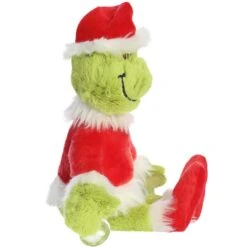 Grinch 12" Stuck On You Plush Window Clinger With Suction Cups By Aurora -Spiderman Hanging Store Grinch Stuck with cups AW15259 pic 4 38211.1719935673