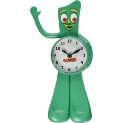 Waving Gumby 3-D Motion Clock