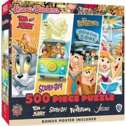 Hanna Barbera Collage 500 Piece Puzzle