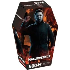Halloween II 500pc Puzzle In Coffin-Shaped Box