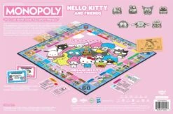 Monopoly: Hello Kitty & Friends 13 Monopoly: Hello Kitty & Friends -Spiderman Hanging Store Hello Kitty Monopoly Box Back 00303.1707368266