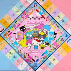 Monopoly: Hello Kitty & Friends 10 Monopoly: Hello Kitty & Friends -Spiderman Hanging Store Hello Kitty Monopoly Colours 44242.1707368253