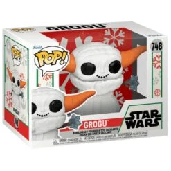 Pop! Star Wars: Holiday Grogu As Snowman 7 Pop! Star Wars: Holiday Grogu As Snowman -Spiderman Hanging Store Holiday Grogu as Snowman 80011 pic 2 99243.1729794403