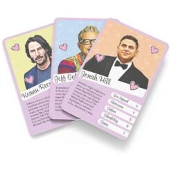 Weird Crushes - Hollywood Hunks Card Game -Spiderman Hanging Store Hollywood Hunks OOP 2 66655.1737080650