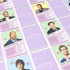 Weird Crushes - Hollywood Hunks Card Game -Spiderman Hanging Store Hollywood Hunks OOP 67679.1737080651