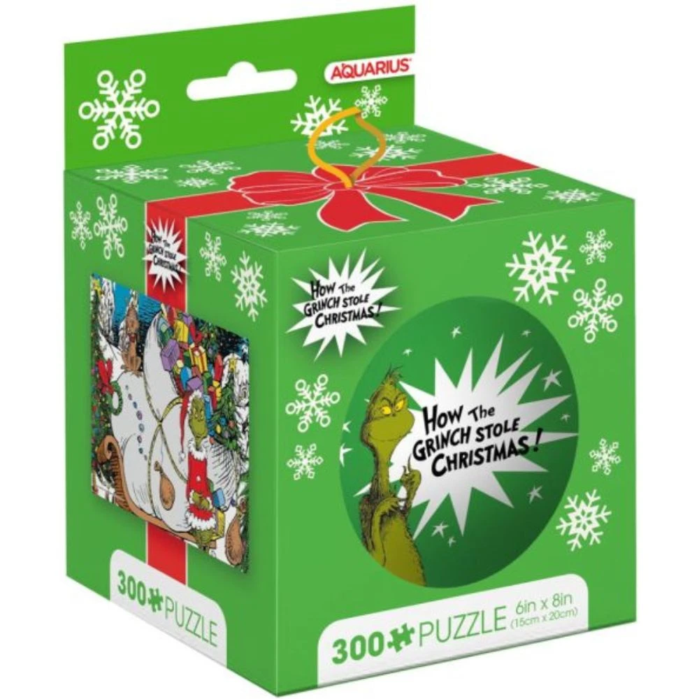 How The Grinch Stole Jigsaw Puzzle In Ornament Ball