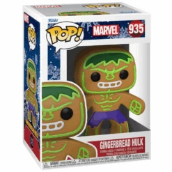 Pop! Marvel: Holiday Hulk (Gingerbread) -Spiderman Hanging Store Hulk Gingerbread Funko Box 75320.1667579391