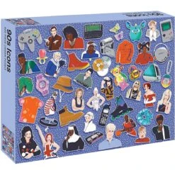 Icons Of The 90s Illustrated Jigsaw Puzzle