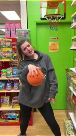 The Incredible B-Ball - 7-Inch Silent Basketball -Spiderman Hanging Store Incredible Basketball model 52084.1743173114