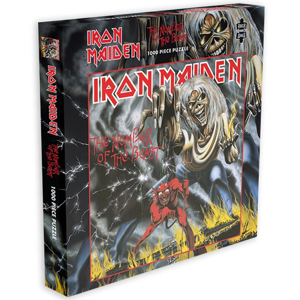 Iron Maiden The Number Of The Beast 1000 Piece Puzzle By Rock Saws
