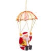 Tumbling Santa With Parachute