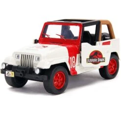 Jurassic Park Jeep Wrangler Die-Cast Car 1:32 Scale