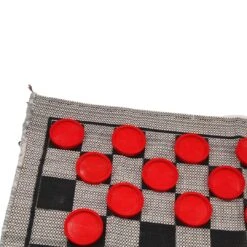 Jumbo Checkers Rug -Spiderman Hanging Store Jumbo Checkers Rug Rug Close Up View CH CHRJ 63884.1657649834