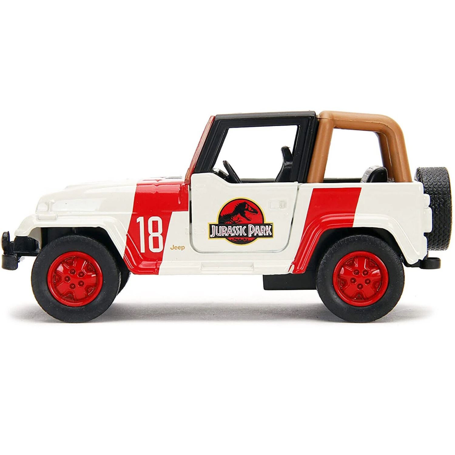 Jurassic Park Jeep Wrangler Die-Cast Car 1:32 Scale 4 Jurassic Park Jeep Wrangler Die-Cast Car 1:32 Scale - Image 2