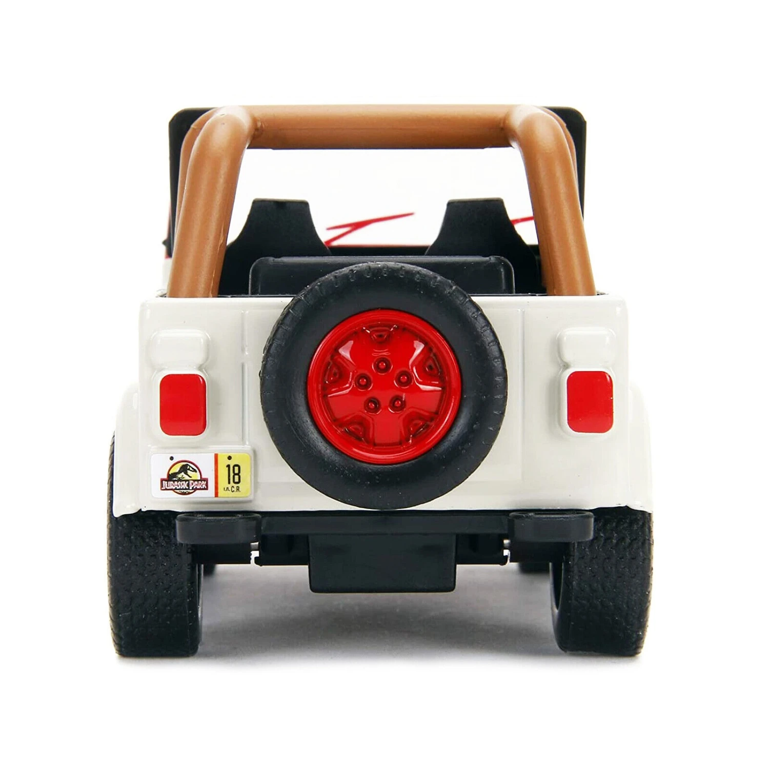 Jurassic Park Jeep Wrangler Die-Cast Car 1:32 Scale 6 Jurassic Park Jeep Wrangler Die-Cast Car 1:32 Scale - Image 4