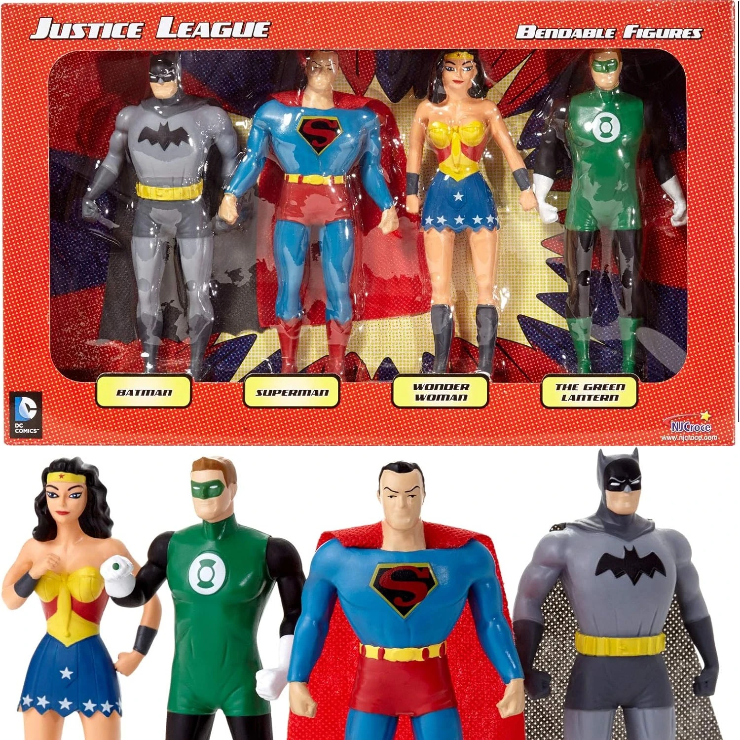 DC Comics Justice League Bendable Figures 4-Pack 3 DC Comics Justice League Bendable Figures 4-Pack