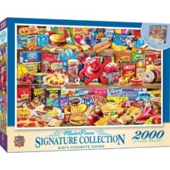Kids Favourite Foods 2000 Piece Puzzle