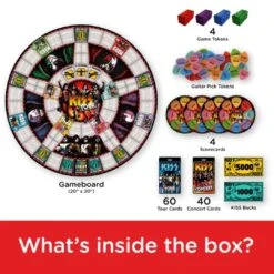 KISS World Tour Board Game -Spiderman Hanging Store Kiss Tour Board Game Contents View 2 98501 27200.1658418843