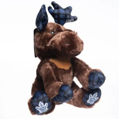 Toronto Maple Leaf 12-inch Plaid Moose Plush