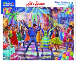 Let's Dance 1000pc Jigsaw Puzzle By White Mountain 10 Let's Dance 1000pc Jigsaw Puzzle By White Mountain -Spiderman Hanging Store Lets Dance 1603pz 1000 Piece Jigsaw Puzzle box 64384.1610811301