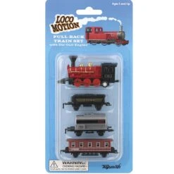 Locomotion Pull-Back Train Set