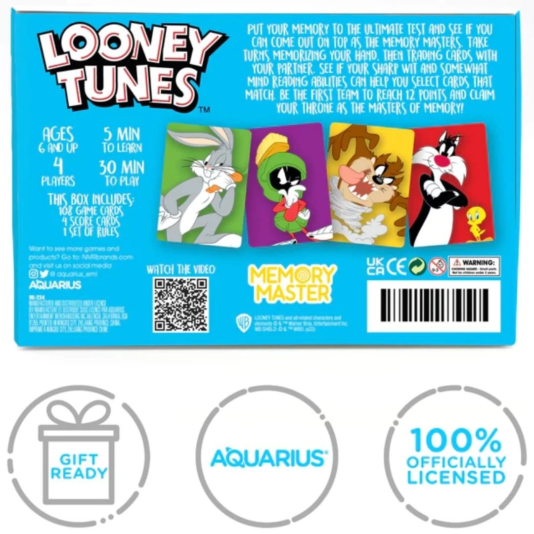 Looney Tunes Memory Master Card Game - Image 2