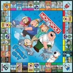Monopoly: Family Guy -Spiderman Hanging Store MONOPOLY FAMILY GUY Board 57951.1718650830