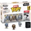 Bitty Pop!: Star Wars The Mandalorian 4-Figure Pack - Random Style -Spiderman Hanging Store Mandalorian Bitty Pops Bo Katan 28857.1742932701