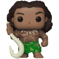 POP! Disney: Maui With Fish Hook Moana 2 -Spiderman Hanging Store Maui with Fish Hook OOP 93845.1736796492