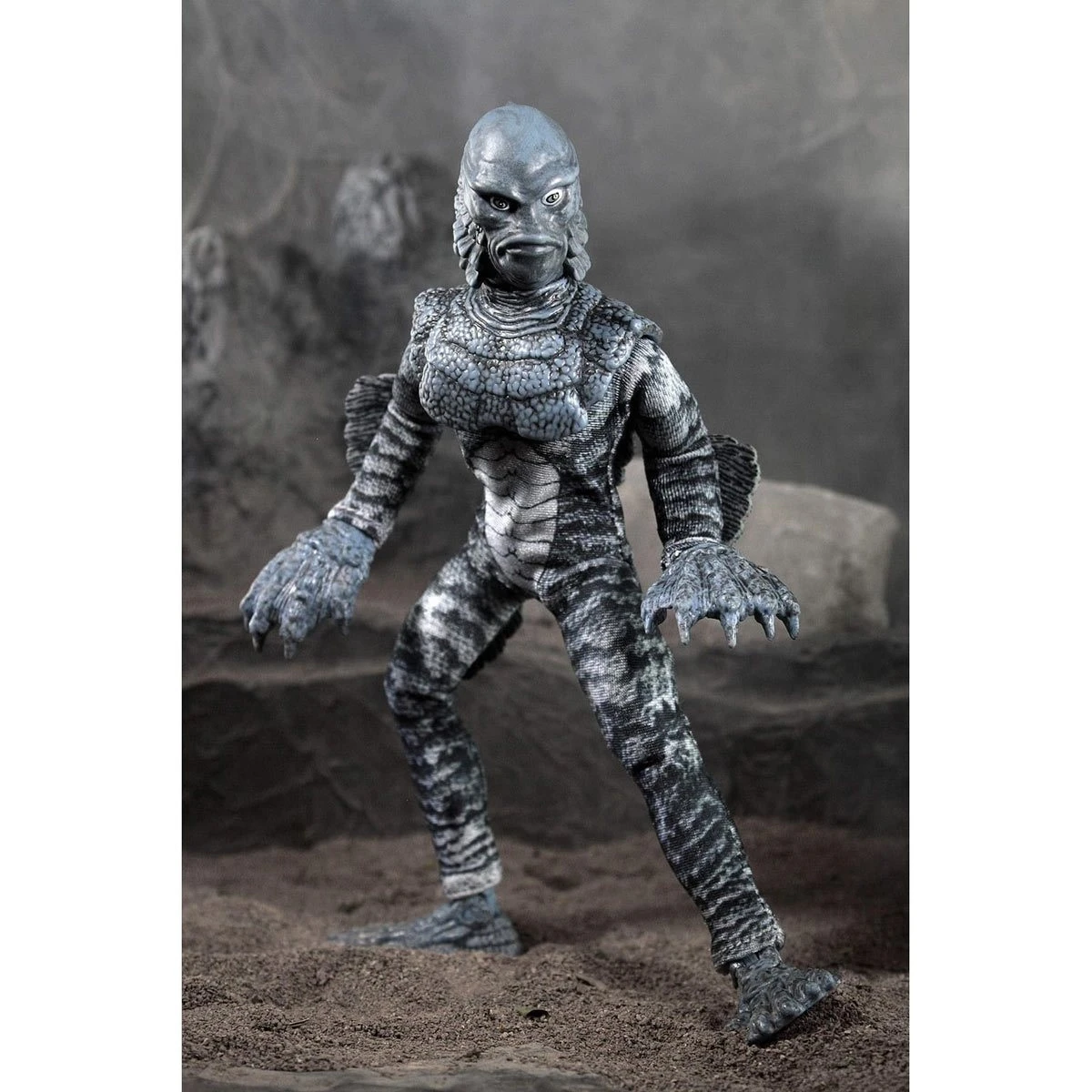 Creature From The Black Lagoon B&W 8" Clothed Action Figure By Mego - Image 4