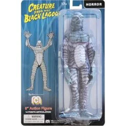 Creature From The Black Lagoon B&W 8" Clothed Action Figure By Mego