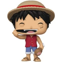Pop! Animé: One Piece - Monkey D. Luffy (1771) -Spiderman Hanging Store Monkey W Meat OOP 02224.1731161972
