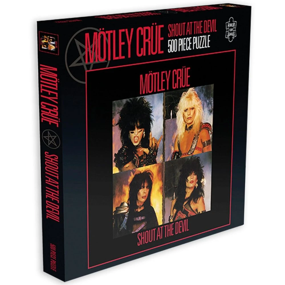 Motley Crue Shout At The Devil 500 Piece Puzzle By Rock Saws