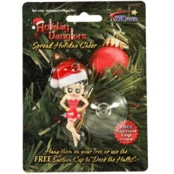 Betty Boop In Red Dress Bendable Ornament
