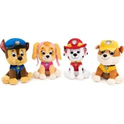 Paw Patrol 9-Inch Rubble Plush -Spiderman Hanging Store Paw Patrol Plush Full Collection 93332.1711127385