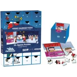 Peanuts Christmas Puzzles Advent Calendar