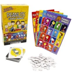 Peanuts Family Bingo Game 5 Peanuts Family Bingo Game -Spiderman Hanging Store Peanuts Family Bingo Game OOP 97981.1713982081