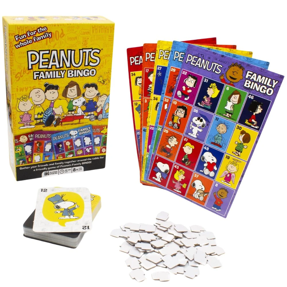 Peanuts Family Bingo Game 4 Peanuts Family Bingo Game - Image 2