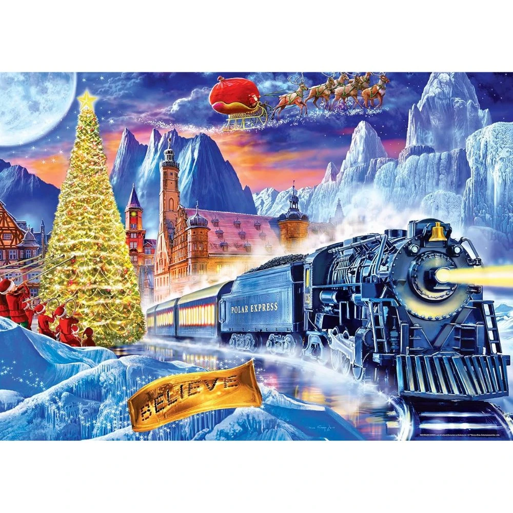Polar Express Holiday 1000 Piece Puzzle 4 Polar Express Holiday 1000 Piece Puzzle - Image 2