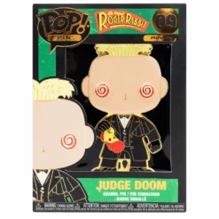 Pop Pin: Judge Doom Jumbo Enamel Pin By Funko -Spiderman Hanging Store Pop Pin Judge Doom Jumbo Enamel Pin by Funko package 54819.1620604127