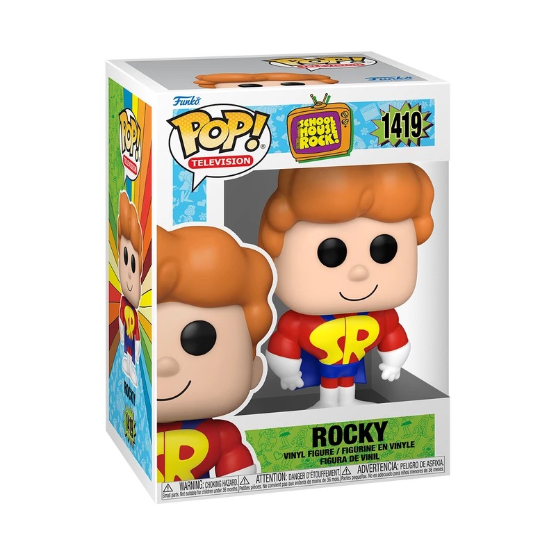 Pop! TV: Schoolhouse Rock Rocky Funko Figure 5 Pop! TV: Schoolhouse Rock Rocky Funko Figure - Image 3