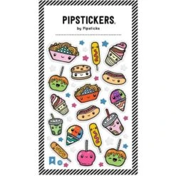 Puffy Carnival Treats - Glitter Puffy Sticker Sheet By PipSticks