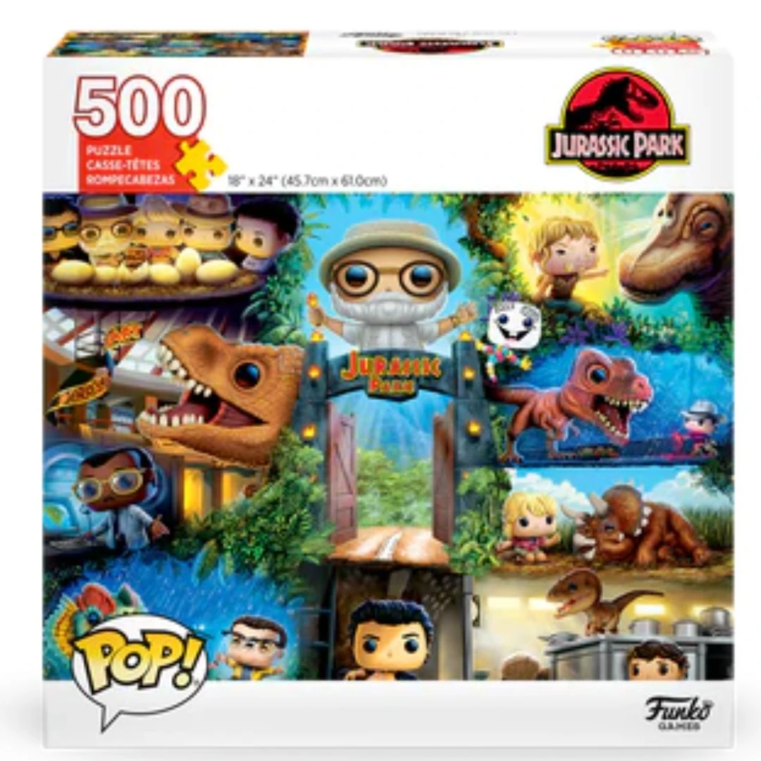 Pop! Puzzles: Jurassic Park 500 Piece Puzzle By Funko 3 Pop! Puzzles: Jurassic Park 500 Piece Puzzle By Funko