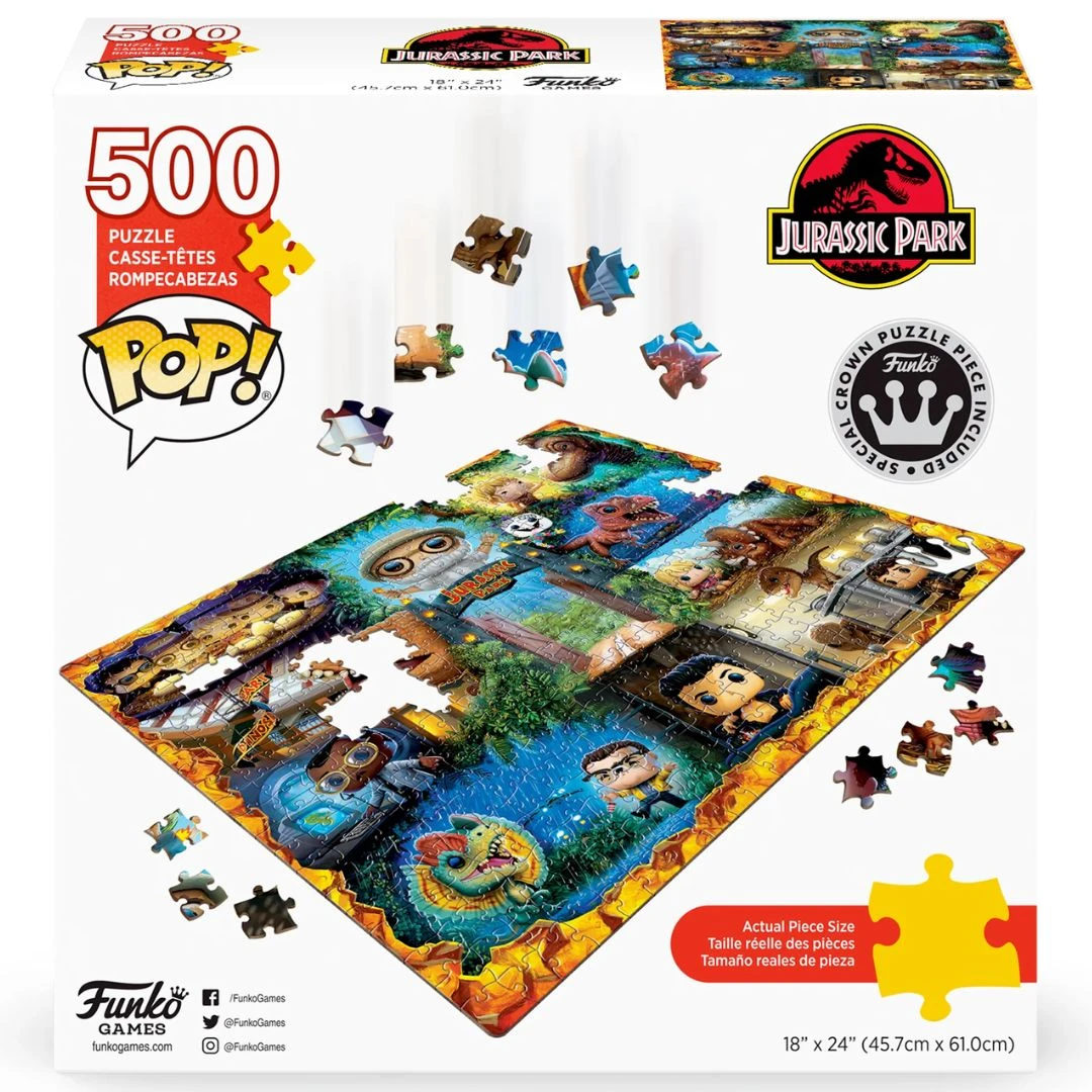 Pop! Puzzles: Jurassic Park 500 Piece Puzzle By Funko 4 Pop! Puzzles: Jurassic Park 500 Piece Puzzle By Funko - Image 2