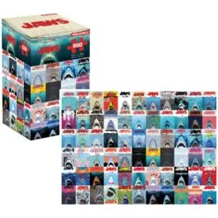 JAWS Movie Poster Collage - 500 Piece Jigsaw Puzzle
