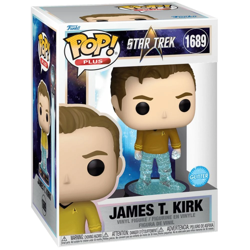 Pop! Plus Star Trek: Transporter Kirk (Glitter) 4 Pop! Plus Star Trek: Transporter Kirk (Glitter) - Image 2